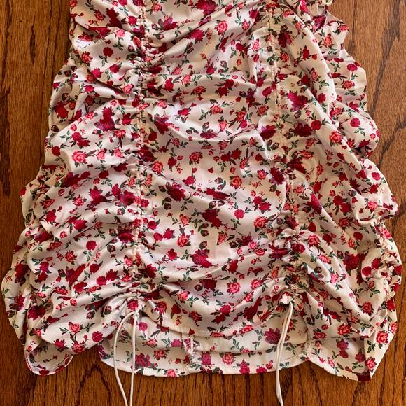 For Love & Lemons Melrose Dress MSRP $160 | Red White | XS - Picture 6 of 13